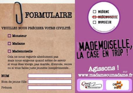 Francia: Eliminan el  término señorita de documentos administrativos 