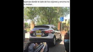 España: Multan a mujer que difundió foto de auto de Policía mal aparcado