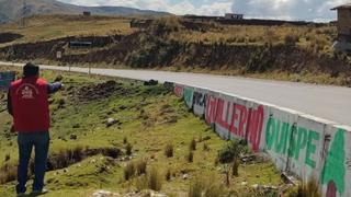 Huancavelica: Se saltan la norma electoral y realizan pintas en muros