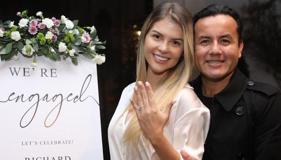 Brunella Horna y Richard Acuña postergan la celebración de su matrimonio. (Foto: Instagram).