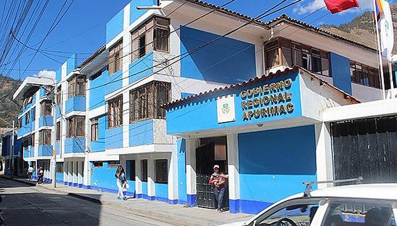 Gobierno Regional Apurímac solo gastó 8.7 % de presupuesto destinado para COVID-19