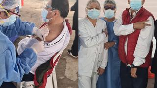 Carlos Álvarez tras recibir la primera dosis de la vacuna contra el COVID-19: “Puse el hombro”