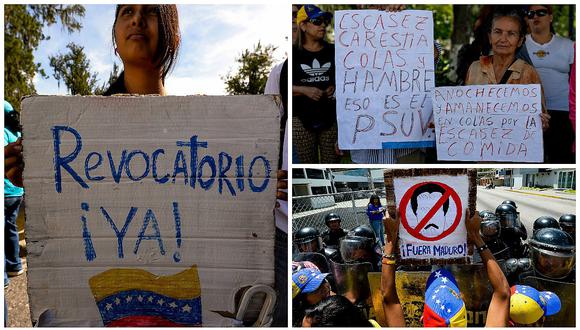 Venezuela: Opositores detienen actividades 10 minutos en Caracas para pedir revocatorio