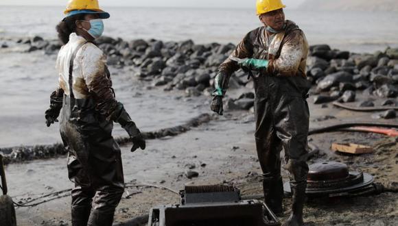 El pasado 15 de febrero se cumplió un mes desde el derrame de petróleo frente al mar de Ventanilla. Foto: GEC