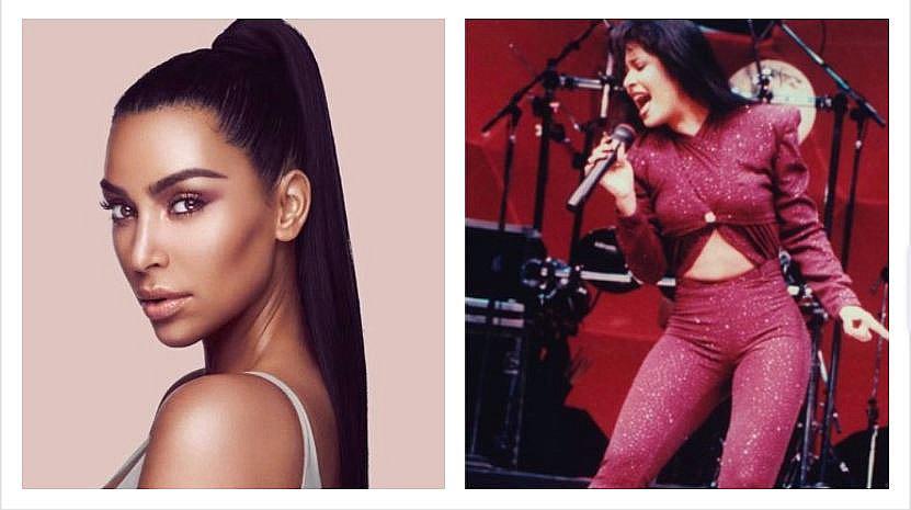 Kim Kardashian desató polémica por llevar así el recordado atuendo de Selena Quintanilla (VIDEO y FOTOS)