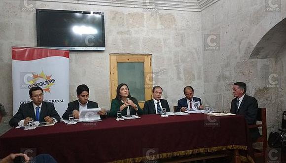 Yamila Osorio se reúne con directores de medios de comunicación sobre Majes II