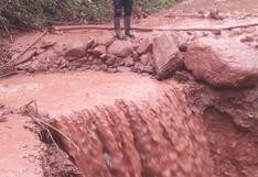 Intensas lluvias destruyen viviendas y carreteras vecinales en Huánuco