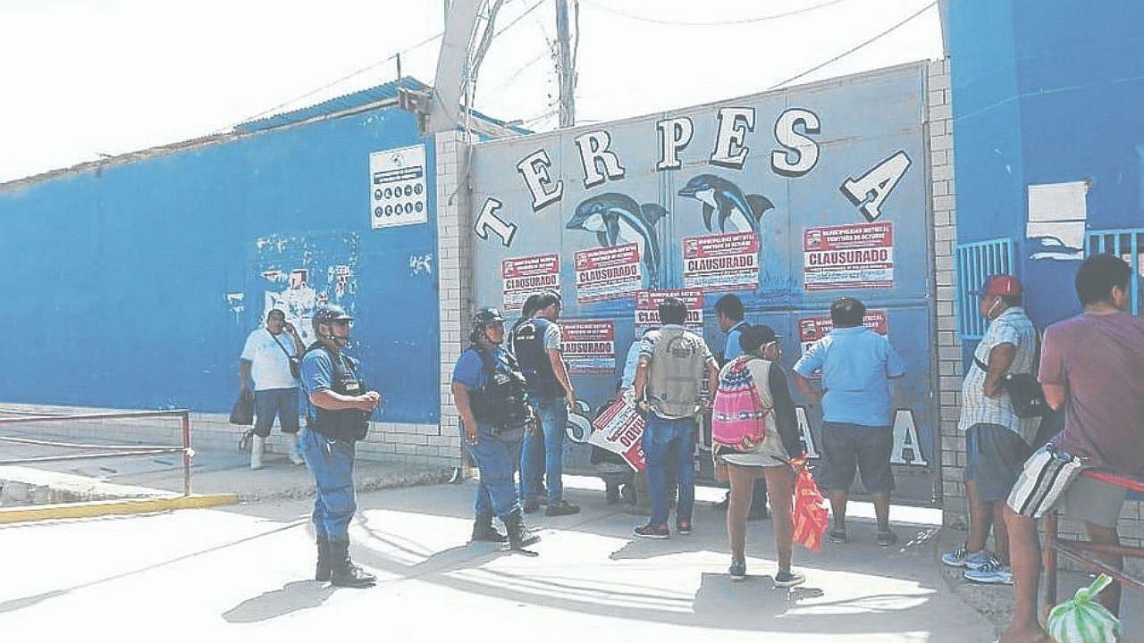 Sanipes y Fiscalización cierran terminal pesquero José Olaya