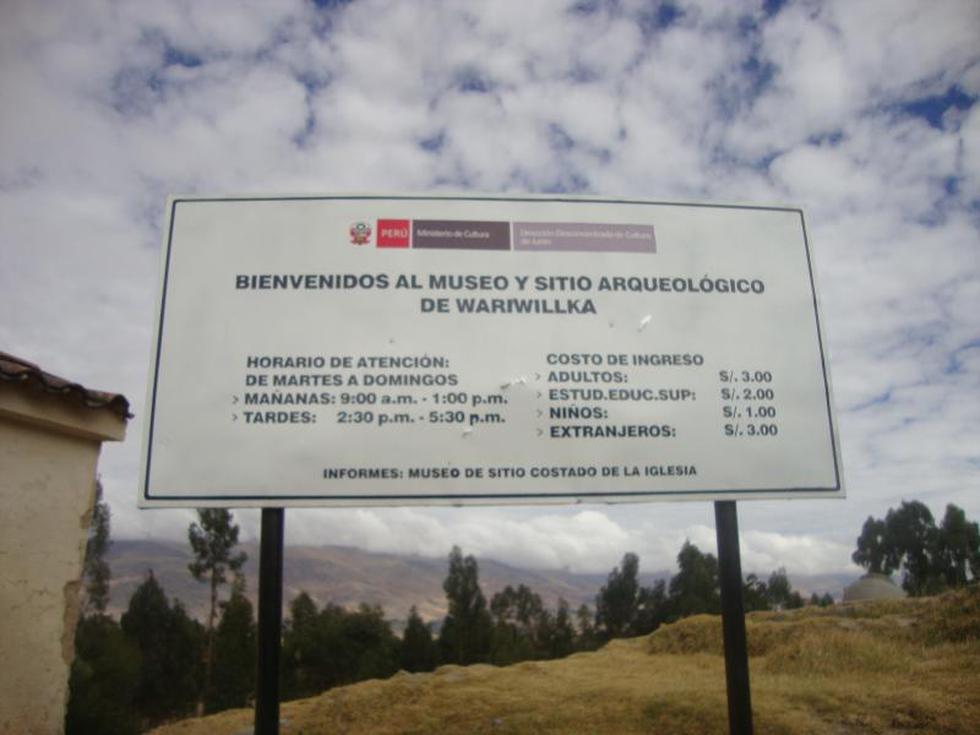 Derrumbes dañan sitio arqueológico Huarivilca (FOTOS)