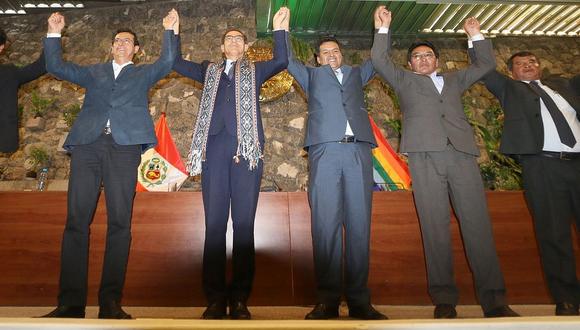 Aeropuerto de Chinchero: Martín Vizcarra recibió el 'Acuerdo por el Cusco'