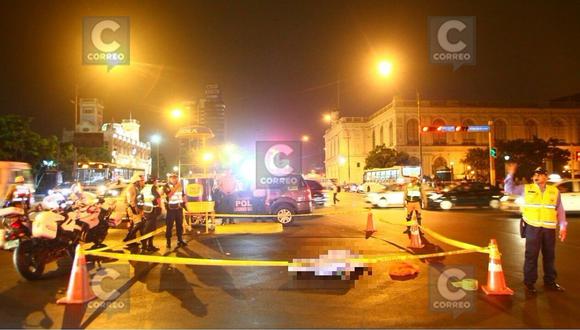 Peatón murió tras ser atropellado por camioneta en Centro de Lima (FOTOS Y VIDEO)
