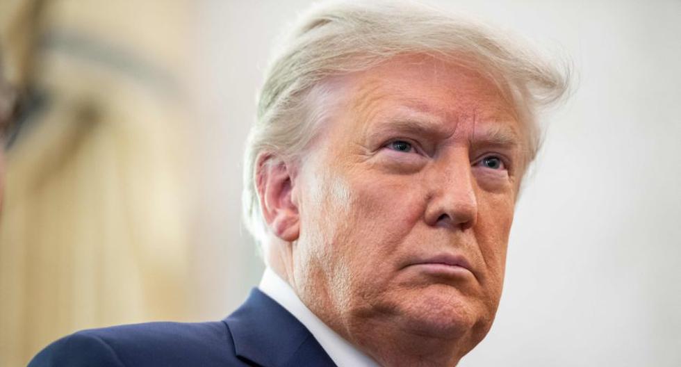 Imagen del presidente saliente de Estados Unidos, Donald Trump. (AFP / SAUL LOEB).