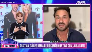 Magaly Medina protagonizó fuerte discusión con Cristian Zuárez y argentino cortó entrevista