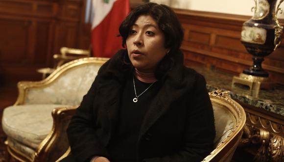 Betssy Chávez es congresista por la bancada de Perú Libre. (Foto: archivo GEC)