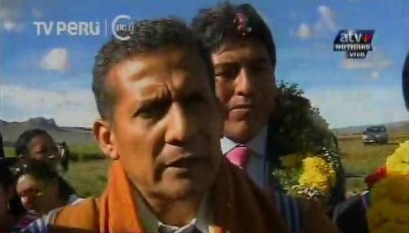 Ollanta Humala recuerda a clase política que el tema es el espionaje de Chile y no la DINI