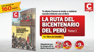Diario Correo trae el libro de bolsillo “La Ruta del Bicentenario del Perú” a 5 soles