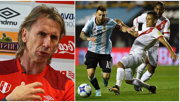 Gareca explica por qué Perú empató con Argentina en la Bombonera: "Tienes que tener una dosis de suerte"
