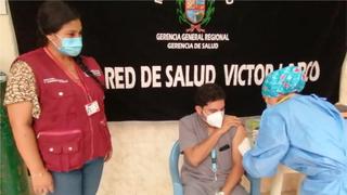 Vacunan a 95 profesionales de la salud en el distrito trujillano de Víctor Larco