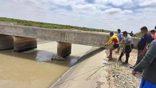 Piura: Continúa la búsqueda del comerciante limonero que cayó al canal Daniel Escobar en Sullana