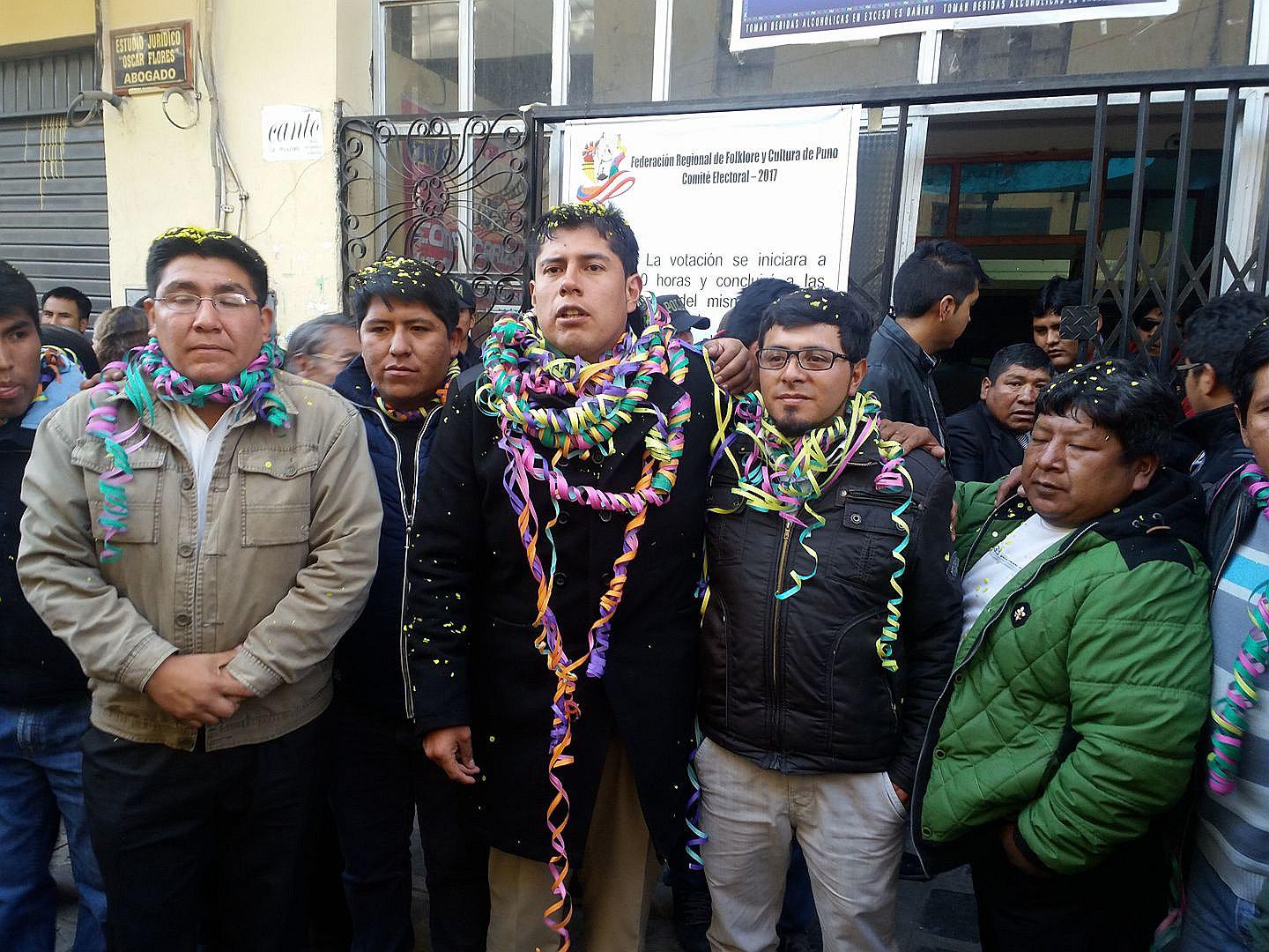 Puno: Dick Yucra fue elegido presidente de Federación de Folklore y Cultura 