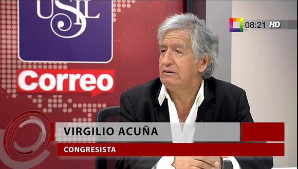 Virgilio Acuña: la campaña se ha guiado por desacreditar a los contrincantes