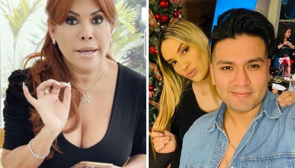 Magaly Medina criticó a Deyvis Orosco por pedirle nuevamente matrimonio a Cassandra Sánchez De Lamadrid frente a su público. (Foto: Instagram)