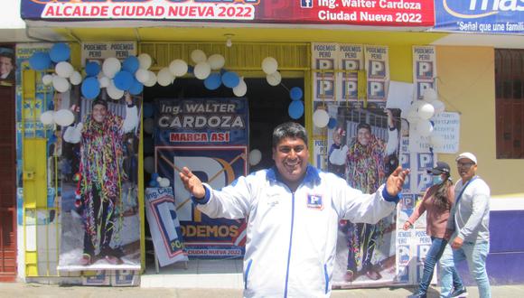 Candidato a la alcaldía de Ciudad Nueva es ingeniero civil y postula por el partido Podemos Perú