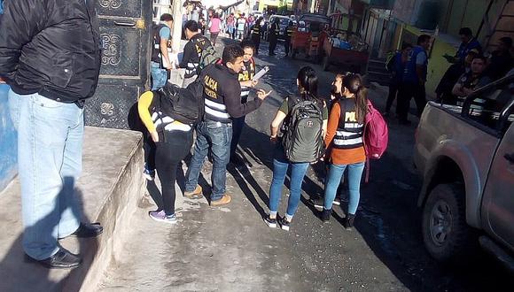 Megaoperativo en Camaná contra desorden y actos delictivos