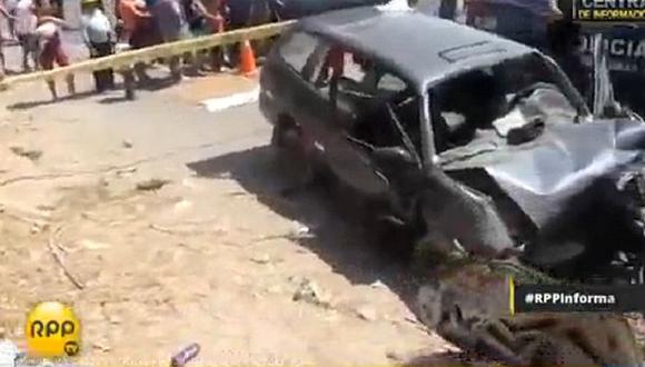 ​Huacho: Cinco muertos deja choque de autos en la Panamericana Norte