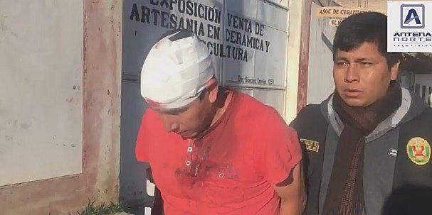 Serenos y rondas urbanas capturan a presunto asaltante de grifo 