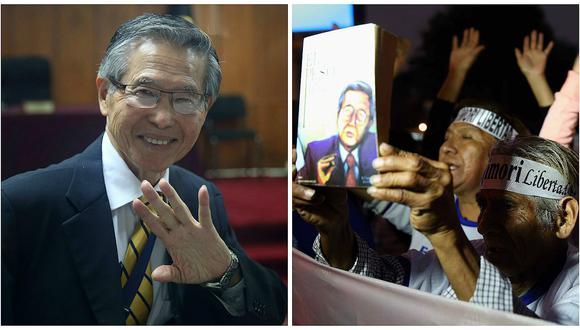 Alberto Fujimori: Simpatizantes marchan por su libertad y expresidente les agradece 