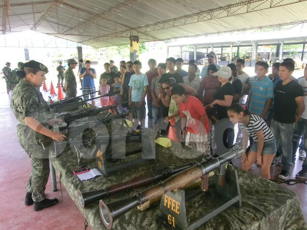 Ejercito Peruano abre sus puertas a la población (FOTOS)