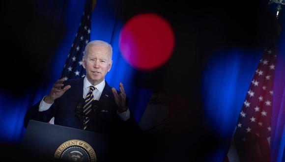 El presidente de EE.UU., Joe Biden, señaló que están tratando con uno de los mayores ejércitos del mundo, en referencia a Rusia. (Foto: Brendan Smialowski / AFP)