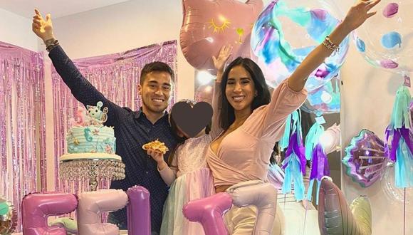 Melissa Paredes y Rodrigo Cuba se reunieron para celebrar juntos en cumpleaños de su hija. (Foto: Instagram)
