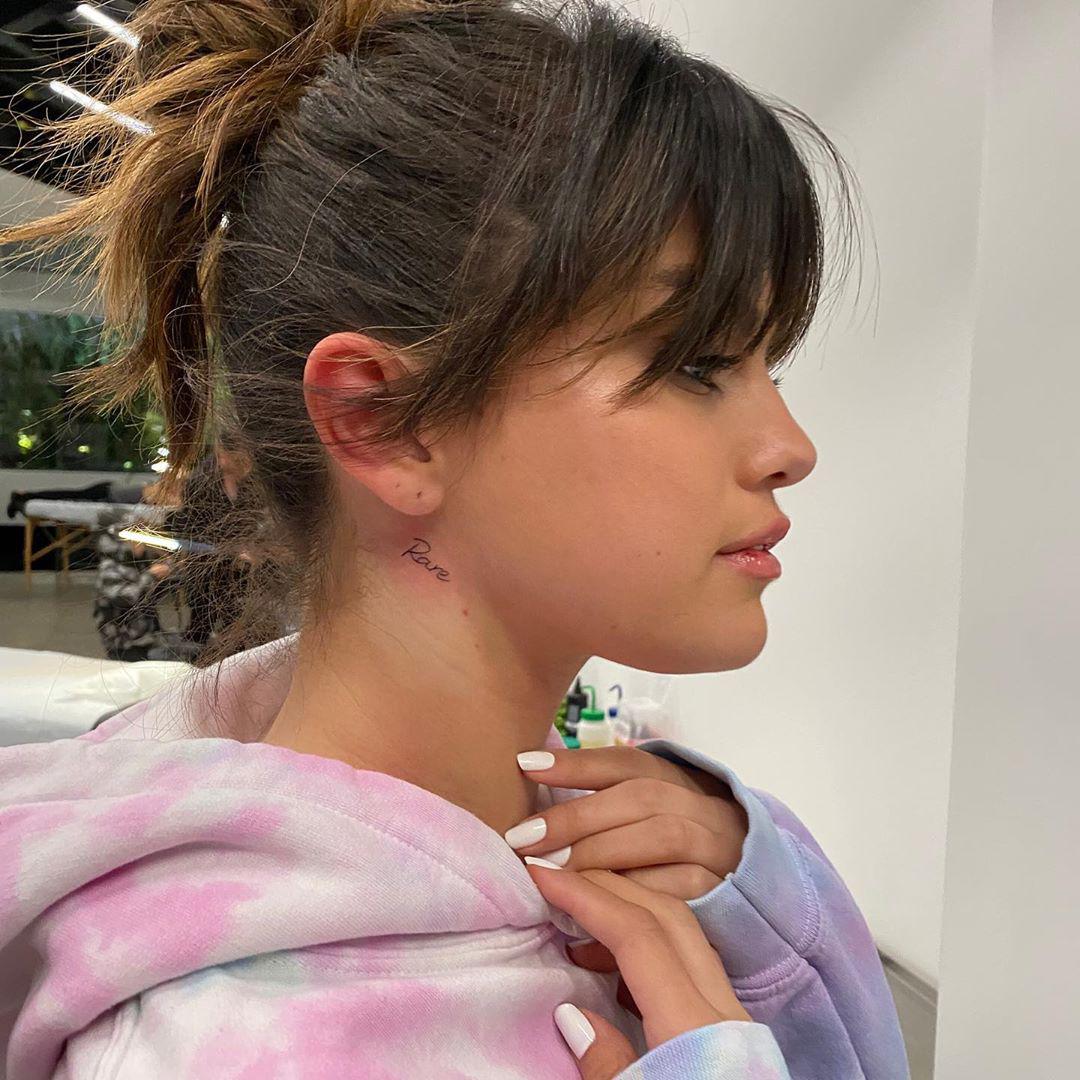 Selena Gomez estrena nuevo tatuaje. (Foto: @selenagomez) 