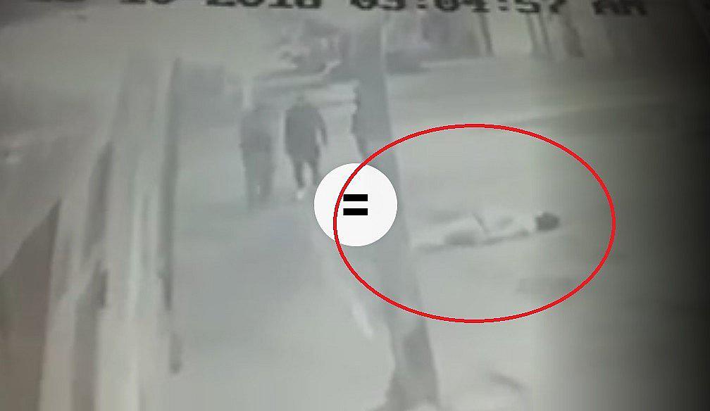 Hombre bebía licor, se tropieza, se golpea la cabeza y muere (VIDEO)