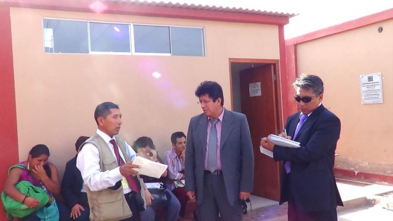 Verifican salas de audiencia del penal de Ica 