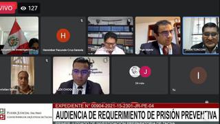 Este 3 de noviembre continúa audiencia de prisión preventiva para exfuncionarios del Gobierno Regional de Tacna