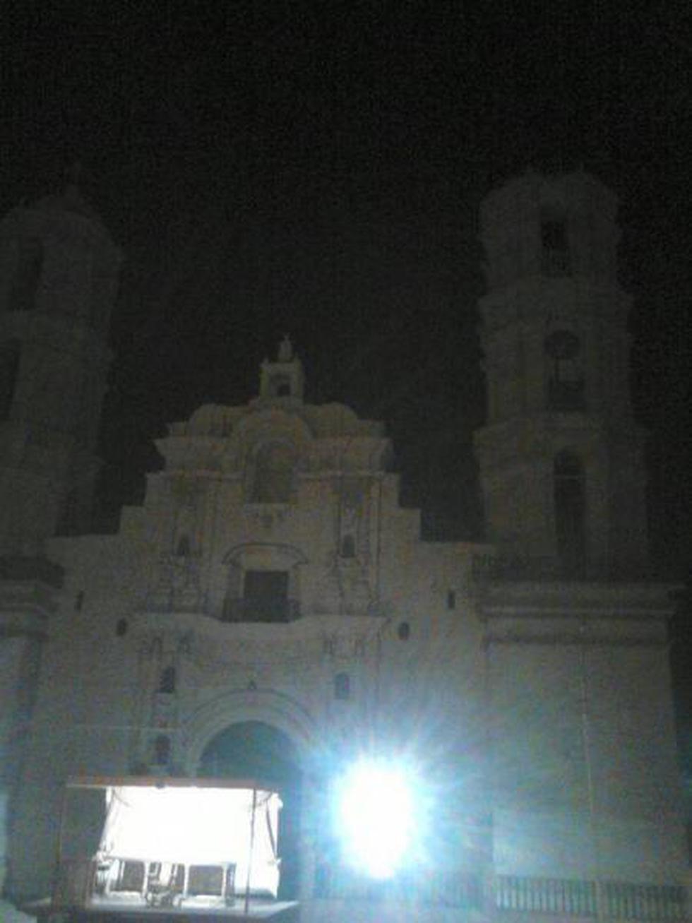 Piura: Torre de iglesia fue afectada por sismo de 6.3 grados 