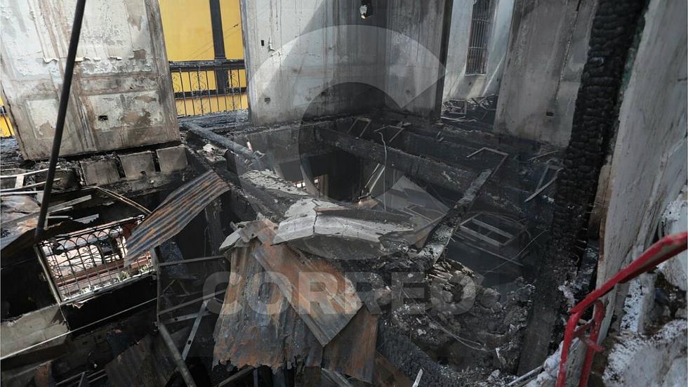 Así quedó la pollería Villa Chicken tras incendio (FOTOS)