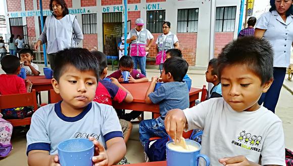 Piura: Más de nueve mil escolares del distrito de Catacaos son atendidos con nutritivos desayunos