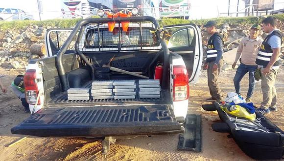 Incautan más de 300 kilos de droga en Arequipa