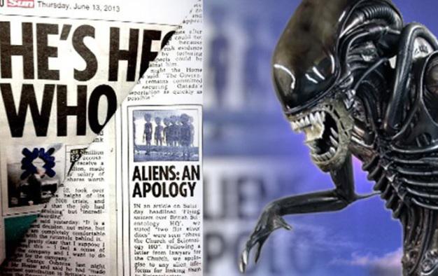 Diario se disculpa con extraterrestres por relacionarlos con cienciología 