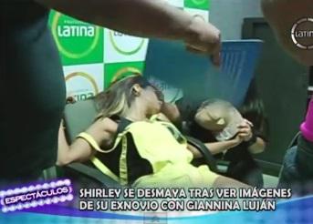 Shirley Arica lloró y se desmayó al ver ampay de novio