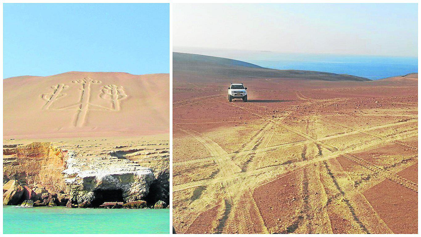 El Candelabro: Repararán daños ocasionados en patrimonio cultural de Paracas