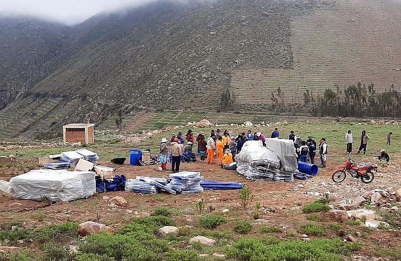 Reubican a población de Coraguaya por lluvias