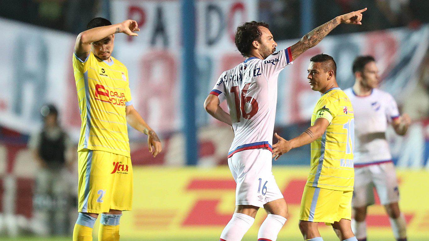 Copa Libertadores: Real Garcilaso fue goleado 4-0 por Nacional de Uruguay