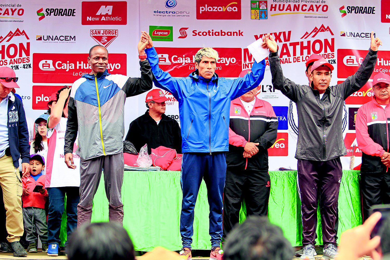 ​Belisario de Puno se impone en la Maratón de Los Andes 2019