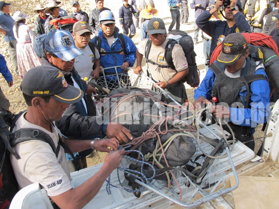 Fotos exclusivas del rescate del presunto cuerpo de Ciro Castillo