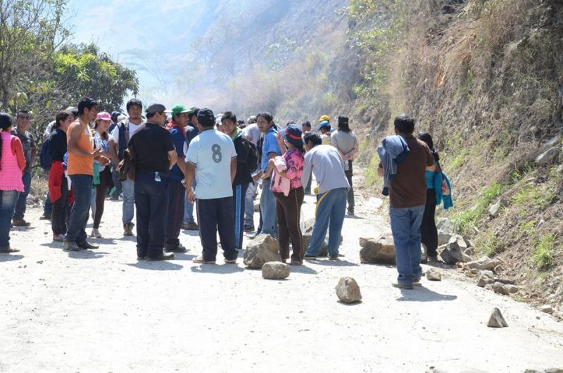 La Convención: Recomiendan evitar ruta a Machu Picchu por conflictos sociales
